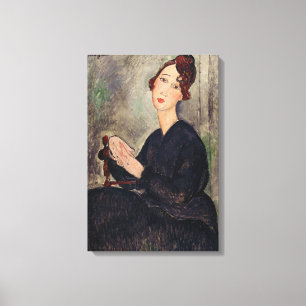 Amedeo Modigliani - Porträt von Dedie Hayden Leinwanddruck