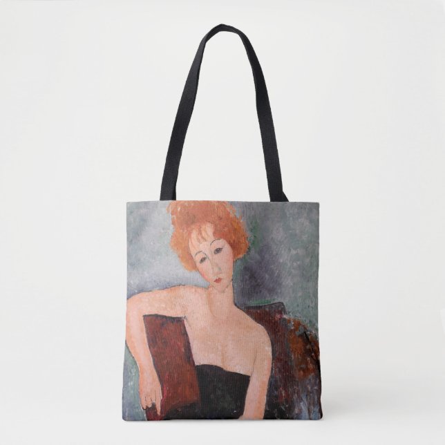 Amedeo Modigliani - Rothaarige Girl Abend Dress Tasche (Vorderseite)