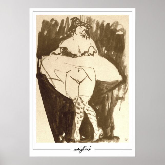 Amedeo Modigliani Zedign Art Poster #168 (Vorne)