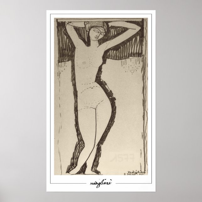 Amedeo Modigliani Zedign Art Poster #344 (Vorne)