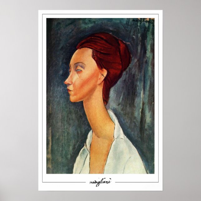 Amedeo Modigliani Zedign Art Poster #70 (Vorne)