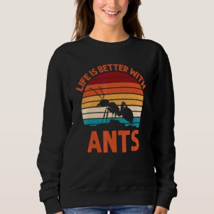 Ameise mit Ameisen Sweatshirt