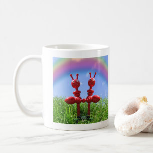 Ameisen im Gras - Beste Freunde Kaffeetasse
