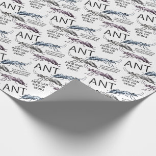 Ameisen-Insekten-Wanzen Geschenkpapier