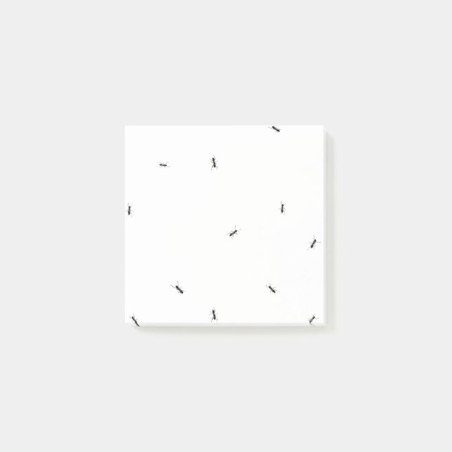 Ameisen Post-it Klebezettel (Vorderseite)