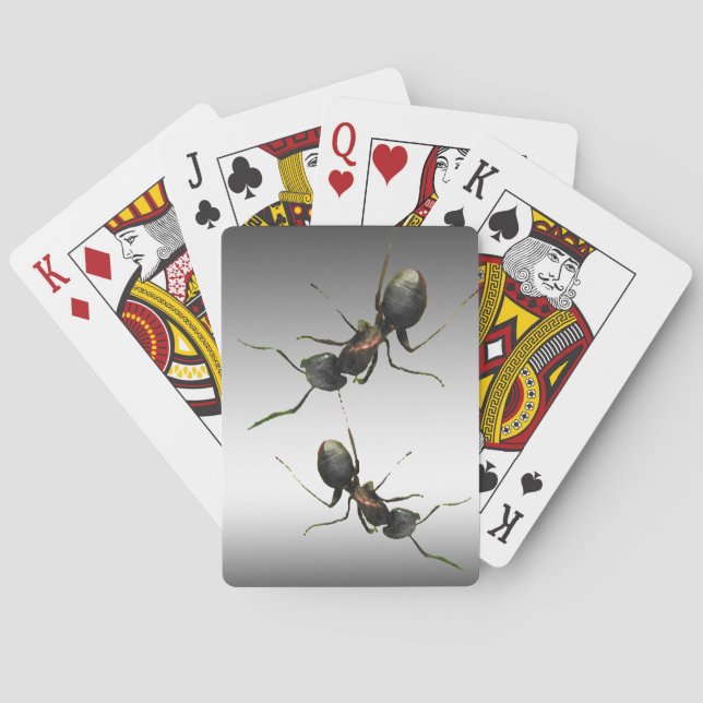 Ameisen spielen Karten Spielkarten (Rückseite)