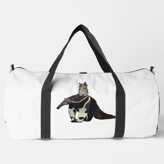 AMEISENBÄR & EULE DUFFLE BAG (Vorderseite)
