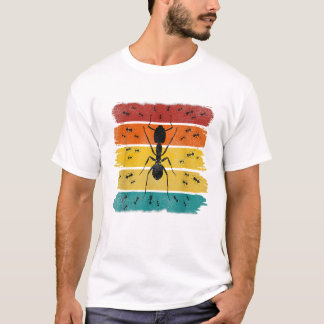 Ameisenhalter Retro Vintage Ameisenfarm T-Shirt