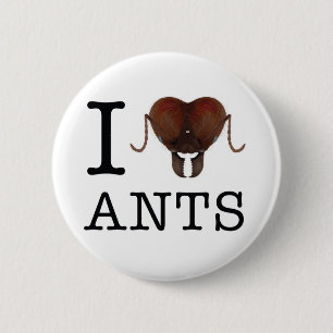 Ameisenknopf des Herzens I Button