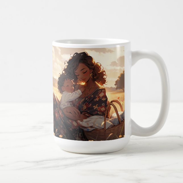Ameisenmutter auf der Morgenwiese Kaffeetasse (Rechts)