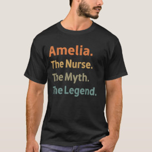 Amelia Die Krankenschwester Der Mythos Die Legende T-Shirt