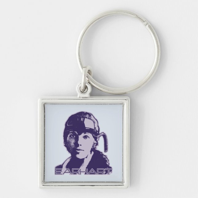 Amelia Earhart - 2 Schlüsselanhänger (Vorne)
