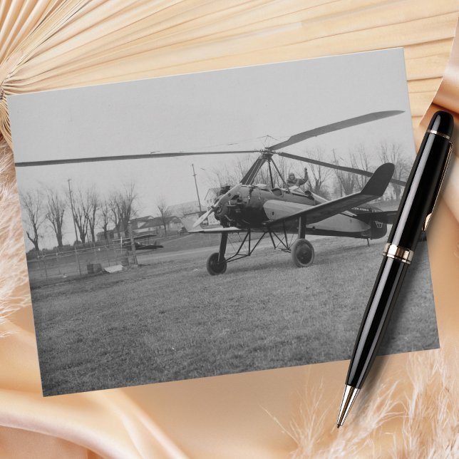 Amelia Earhart Black White Photo Aviation Vintage Postkarte (Von Creator hochgeladen)
