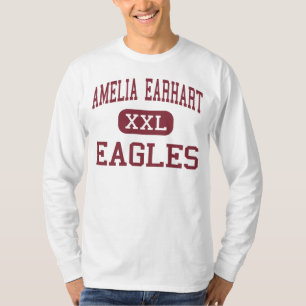 Amelia Earhart - Eagles - Mitte - Flussufer T-Shirt