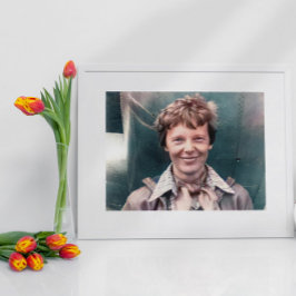 Amelia Earhart ihre Lockheed Model 10-E Electra Poster