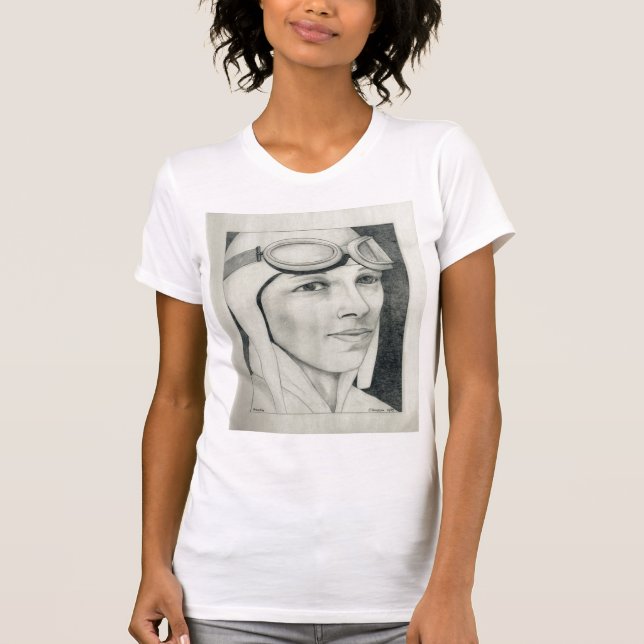 Amelia Earhart T-Shirt (Vorderseite)