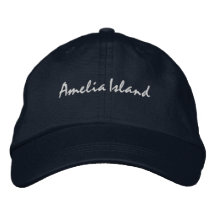 Amelia Island Bestickte Florida Baseballkappe