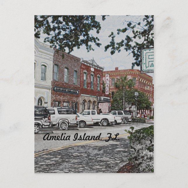 Amelia Island, FL. carte postale (Devant)