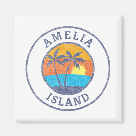 Amelia Island, Florida im klassischen Stil Magnet