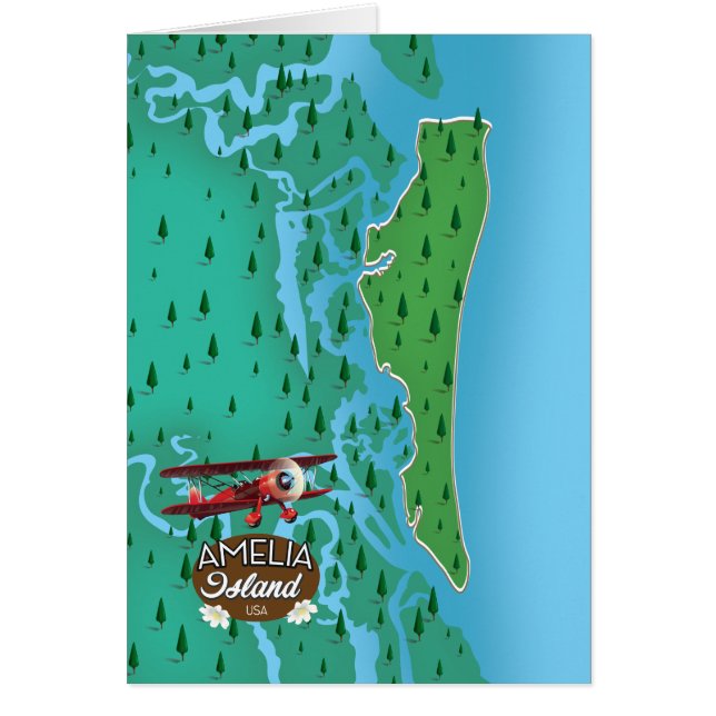 Amelia Island Florida Reiseplan. (Vorne)