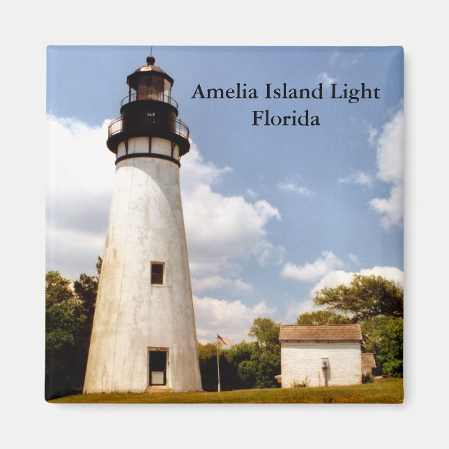 Amelia Island Light, Floride Magnet (Devant)