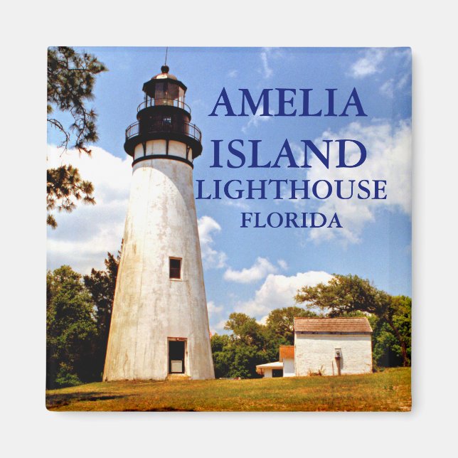 Amelia Island Lighthouse, Floride Magnet (Devant)