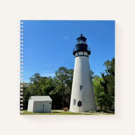 Amelia Island Lighthouse Notebook Notizbuch