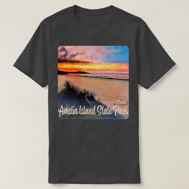 Amelia Island Staat Park Florida TShirt (Design vorne)