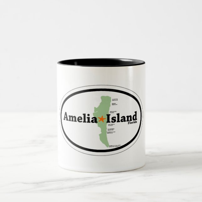 Amelia Island. Zweifarbige Tasse (Mittel)