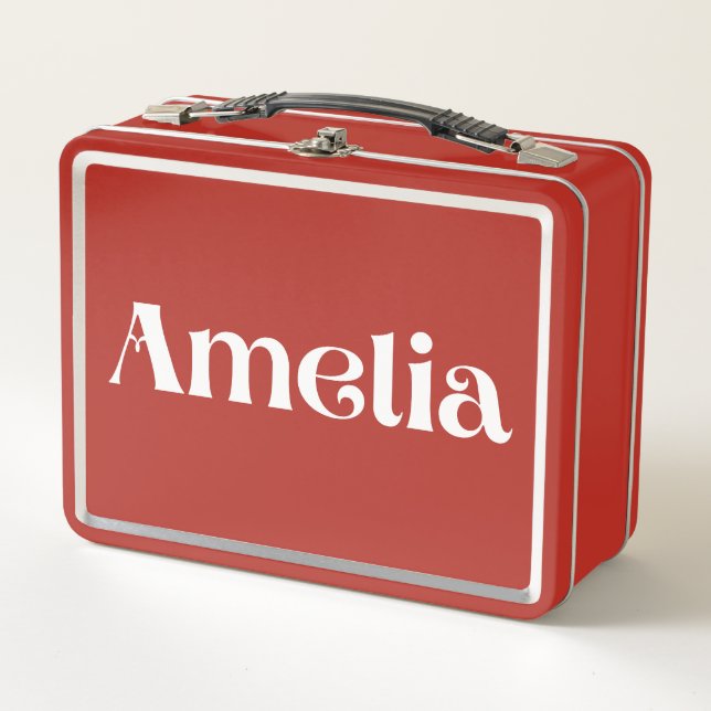 Amelia Metall Brotdose (Vorderseite)