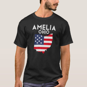 Amelia Ohio USA Staat America Travel Ohioan Premiu T-Shirt