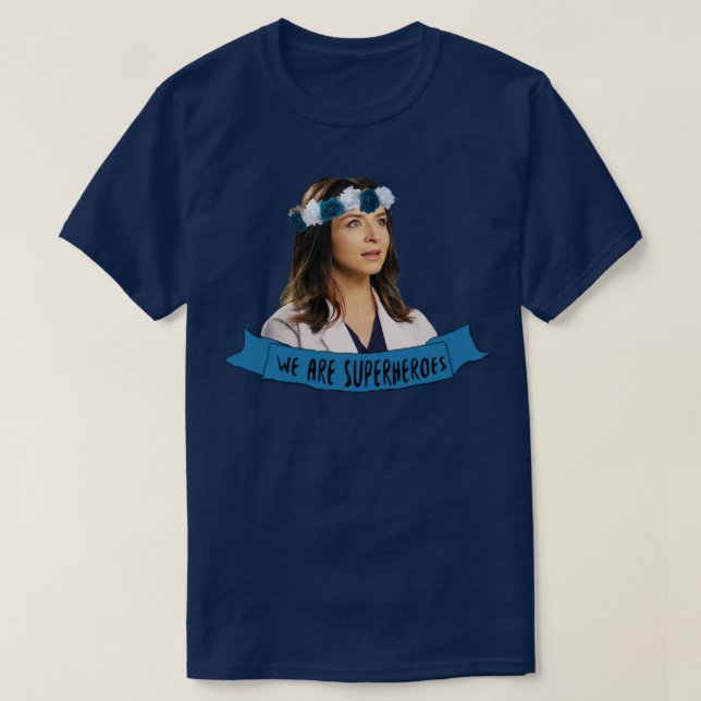 Amelia Shepherd wir sind Superhelden T-Shirt (Design vorne)