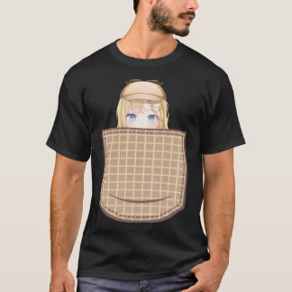 Amelia Taschenpeeker Watson Peking Hololiven Holom T-Shirt