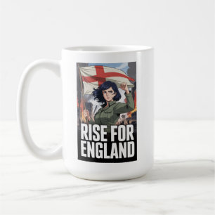 Amelia UK England Patriotische St. Georgsflagge  Kaffeetasse