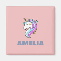 Amelia Unicorn Magnet