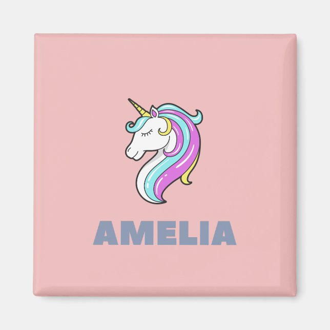 Amelia Unicorn Magnet (Vorne)
