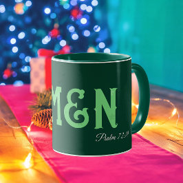 Amen Bibelvers moderne Typografie personalisiert Tasse