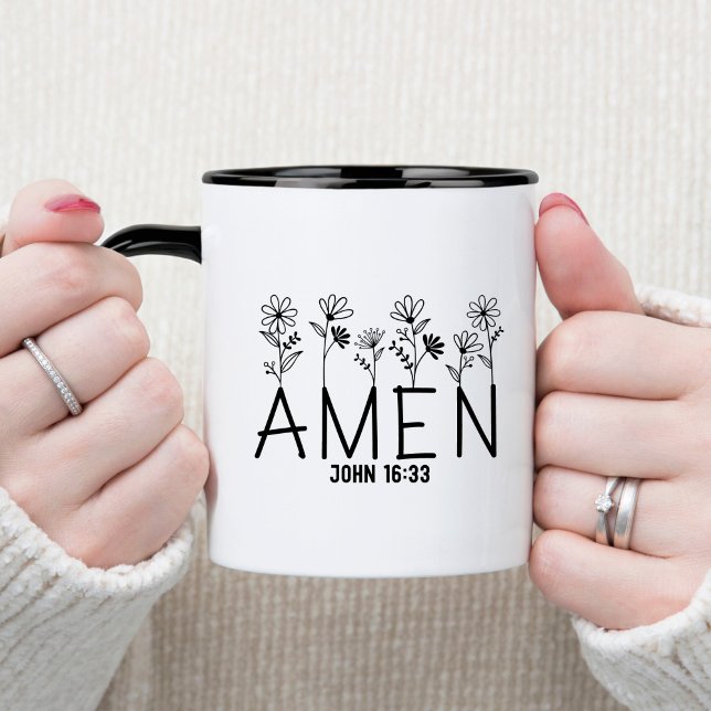 Amen Bible Verse Christlich Coffee Tasse (Von Creator hochgeladen)