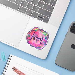 Amen Fun Pink Inspirivity Sticker religieux