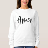 Amen Spiritual Ladys Comfy Soft Sweatshirt
