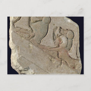 Amenophis IV. mit Babys, New Kingdom Postkarte