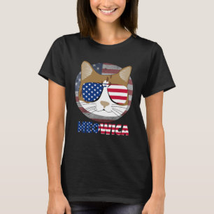 Ameowica Cat American Meow Kitty Niedlich Kitten T-Shirt