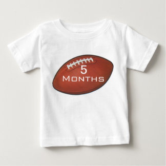Amer-Fußball 5 Monats-Baby-Shirt für Baby-Bilder Baby T-shirt