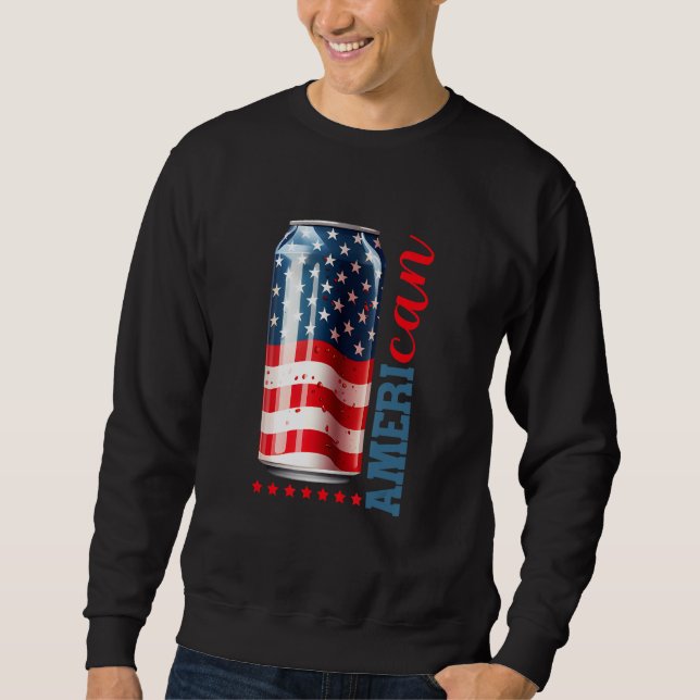 Ameri can  4th of july Sublimation 6 Sweatshirt (Vorderseite)