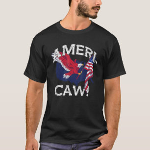 AMERI CAW Eagle America Meme USA 4. Juli T-Shirt