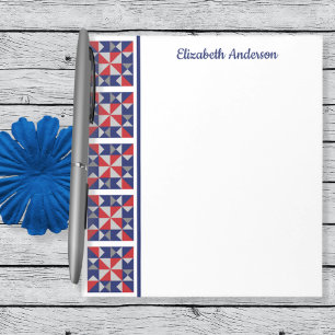 Ameriana Quilt Block Border Note Pad Notizblock