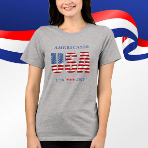 AMERICA250 1776-2026 Feierlichkeiten Tri-Blend Shirt