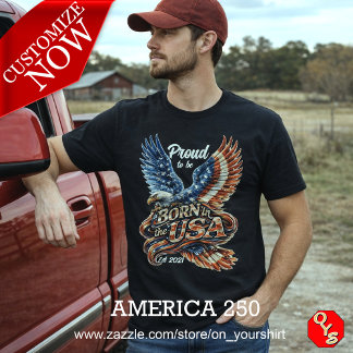 America2S0 Halb-Quinquennales Steigender Adler T-Shirt