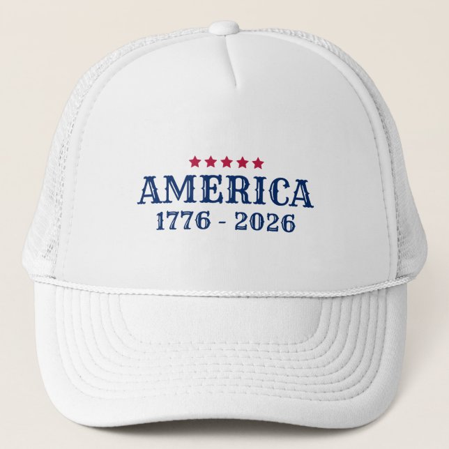 America 1776-2026 truckerkappe (Vorderseite)