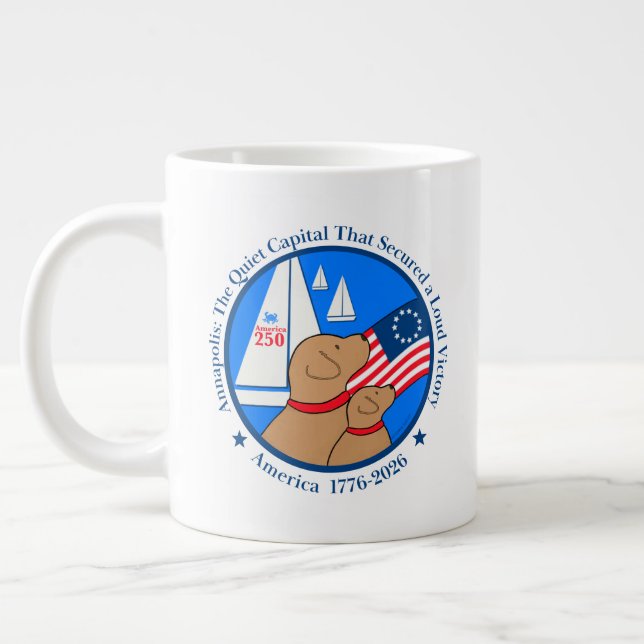 America 250 Annapolis Limited Edition Jumbo-Tasse (Links)